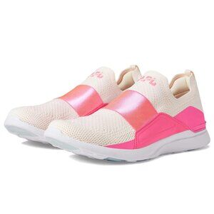 APL Women's Techloom Bliss Sneaker Size 9 In Creme/Fusion Pink/White